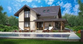 Проект дома из газобетона