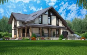 Проект дома из газобетона